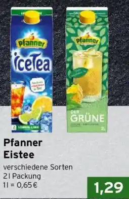 CAP Markt Pfanner Eistee Angebot