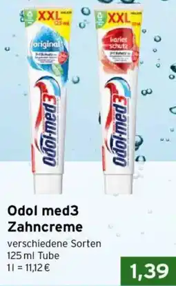 CAP Markt Odol med3 Zahncreme Angebot