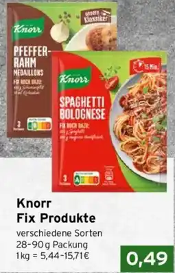 CAP Markt Knorr Fix Produkte Angebot
