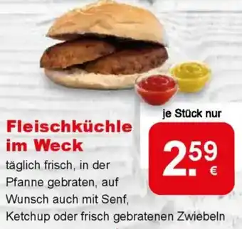 CAP Markt Fleischküchle im Weck Angebot