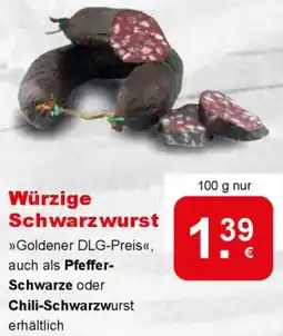 CAP Markt Würzige Schwarzwurst Angebot