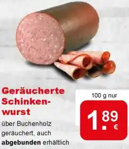CAP Markt Geräucherte Schinkenwurst Angebot