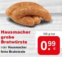 CAP Markt Hausmacher grobe Bratwürste Angebot