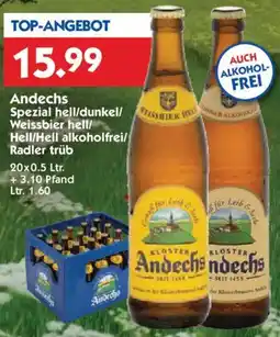 Hol'ab Getränkemarkt Andechs Spezial hell/dunkel/Weissbier hell Angebot