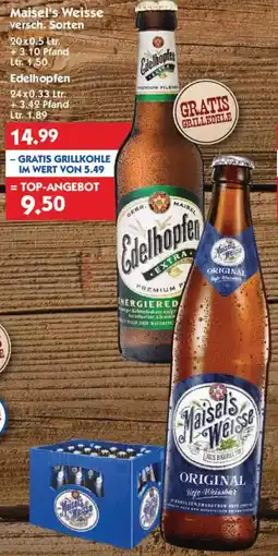 Hol'ab Getränkemarkt Maisel's Weisse oder Edelhopfen Angebot