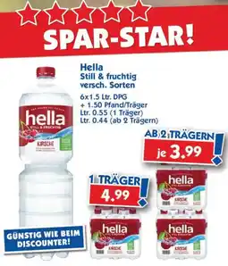 Hol'ab Getränkemarkt Hella Still & fruchtig Angebot