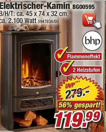 Poco Elektrischer-kamin BG00595 Angebot