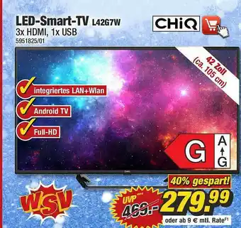 Poco Chiq Led-smart-tv L42G7W Angebot