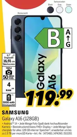 MEDIMAX SAMSUNG Galaxy A16 (128GB) Angebot