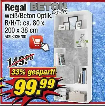 Poco Regal Beton Angebot