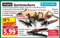 Norma Variable Bypass-Gartenschere mit Softgrip Angebot