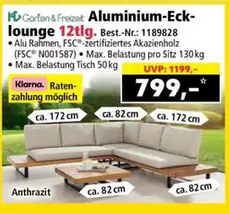 Norma Aluminium-Ecklounge 12tlg Angebot