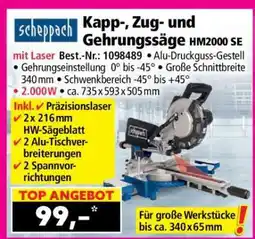 Norma Kapp-, Zug- und Gehrungssäge HM2000 SE Angebot