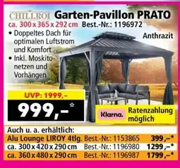 Norma Garten-Pavillon PRATO Angebot