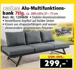Norma Alu-Multifunktionsbank 7tlg Angebot