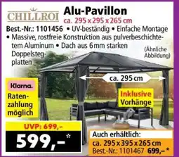 Norma Alu-Pavillon ca. 295 x 295 x 265 cm Angebot