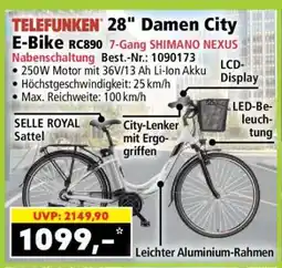 Norma TELEFUNKEN 28 Damen City E-Bike RC890 Angebot
