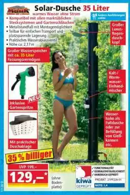 Norma Solar-Dusche 35 Liter Angebot