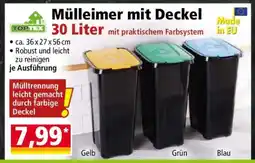 Norma Mülleimer mit Deckel Angebot
