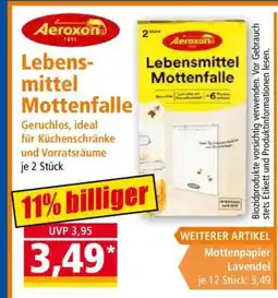 Norma Lebensmittel Mottenfalle Angebot