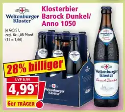 Norma Klosterbier Barock Dunkel/Anno 1050 Angebot