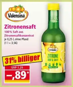 Norma Zitronensaft Angebot