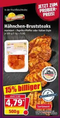 Norma Hähnchen-Bruststeaks Angebot