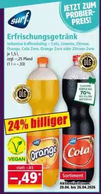 Norma Erfrischungsgetränk Angebot