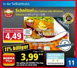 Norma Schnitzel Angebot