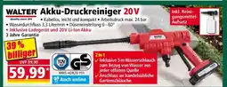Norma WALTER Akku-Druckreiniger 20 V Angebot