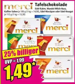 Norma MERCI Tafelschokolade Angebot