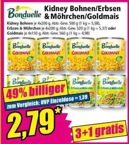 Norma Kidney Bohnen/Erbsen & Möhrchen/Goldmais Angebot