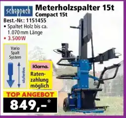 Norma Meterholzspalter 15t Angebot