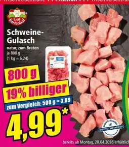 Norma Schweine-Gulasch Angebot