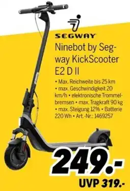 MEDIMAX Ninebot by Segway KickScooter E2 D II Angebot