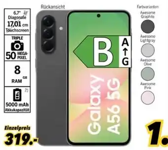 MEDIMAX SAMSUNG Galaxy A56 5G (128GB) Angebot