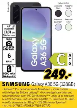 MEDIMAX SAMSUNG Galaxy A36 5G (128GB) Angebot
