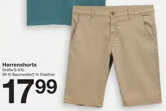 Zeeman Herrenshorts Angebot