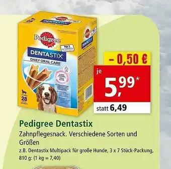 Fressnapf Pedigree Dentastix Angebot