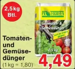 Wiglo Wunderland PROFIGREEN Tomaten-& Gemüsedünger Angebot