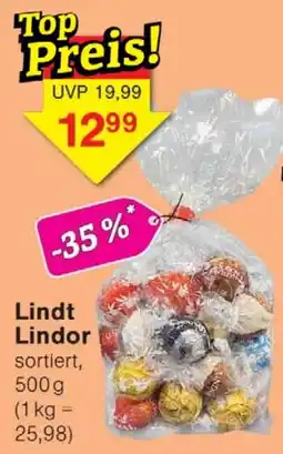 Wiglo Wunderland Lindt Lindor Angebot