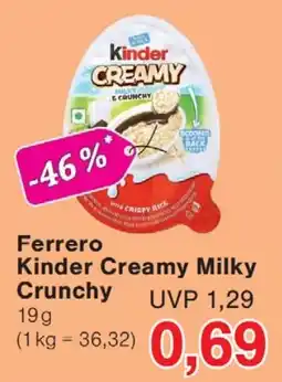 Wiglo Wunderland Ferrero Kinder Creamy Milky Crunchy Angebot