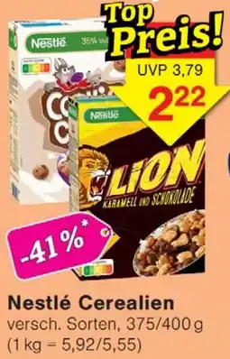 Wiglo Wunderland Nestlé Cerealien Angebot