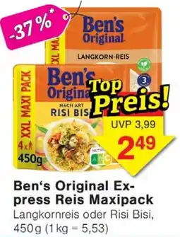 Wiglo Wunderland Ben's Original Express Reis Maxipack Angebot