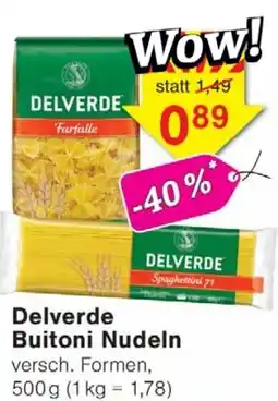 Wiglo Wunderland Delverde Buitoni Nudeln Angebot