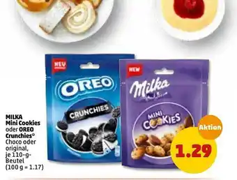 PENNY Milka Mini Cookies Oder Oreo Crunchies Angebot