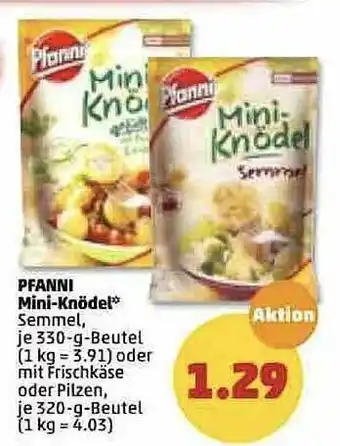 PENNY Pfanni Mini Knödel Angebot