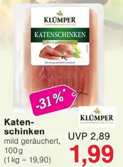 Wiglo Wunderland KLUMPER Katenschinken Angebot