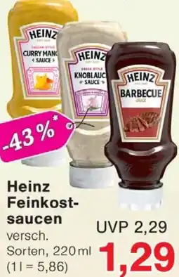 Wiglo Wunderland Heinz Feinkost saucen Angebot