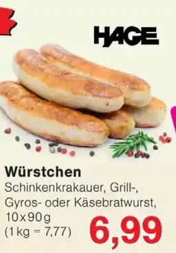 Wiglo Wunderland HAGE Würstchen Angebot